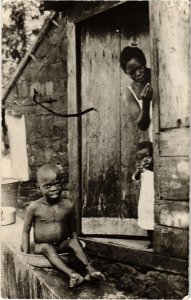 PC ETHNIC TYPES FORT-DE-FRANCE COLL. LA COUPOLE REAL PHOTO MARTINIQUE (a36132)