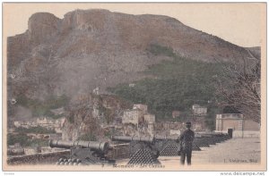 MONACO; Les Canons, View of mountain side town, 00-10s