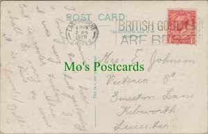 Family History Postcard - Johnson -Victoria Street, Kibworth, Leicester RF8261