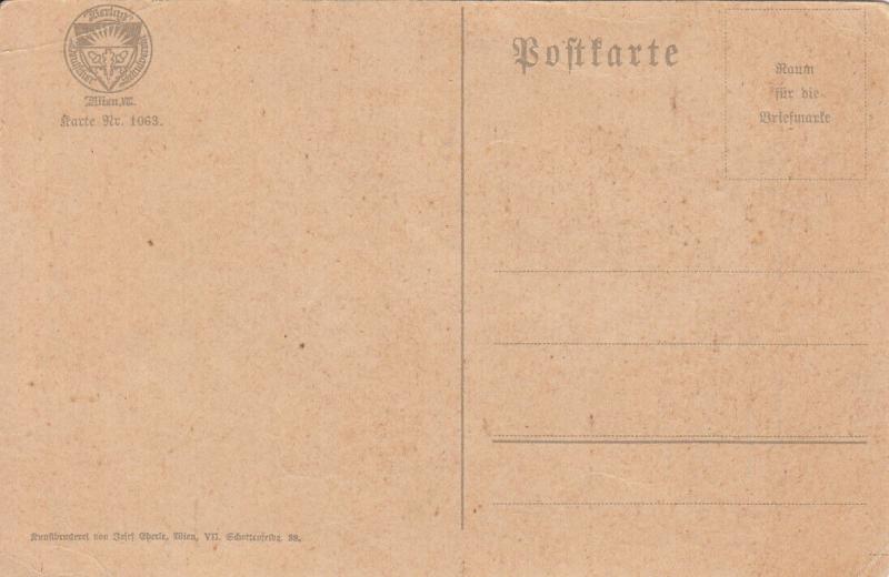 ARTIST SIGNED W.H. BRAUN - ES WAR EIN KNAB GEZOGEN WOHL IN DIE WELT HINAUS