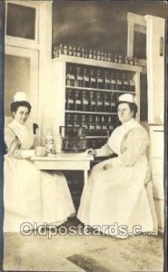 Real Photo, Nurse & Equipment, Nurses, Unused light crease left bottom corner...