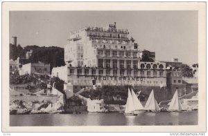 RP, Sailboats, Gran Hotel Mediterraneo, Palma De Mallorca (Islas Baleares), S...