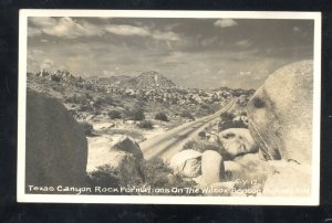 RPPC WILCOX BENSON HIGHWAY ARIZONA TEXAS CANYON VINTAGE REAL PHOTO POSTCARD