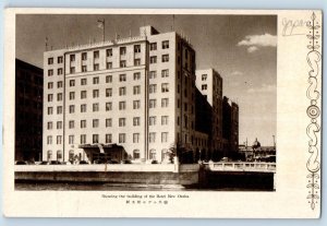 Osaka Japan Postcard Showing the Building of the Hotel New Osaka c1920's