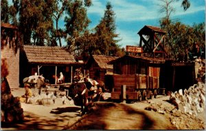 Vtg Knotts Berry Farm Prospectors at the Arastra Ghost Town CA Postcard