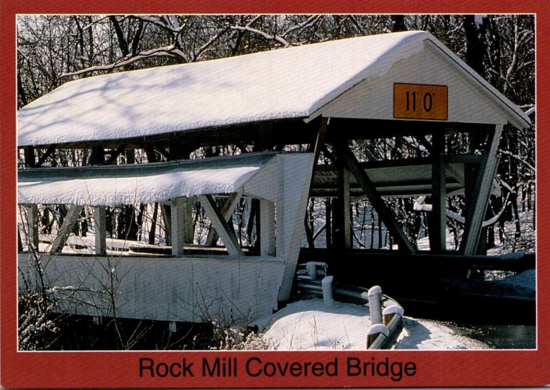 Ohi Lancaster Rock Mill Covered Bridge Number 35-23-48