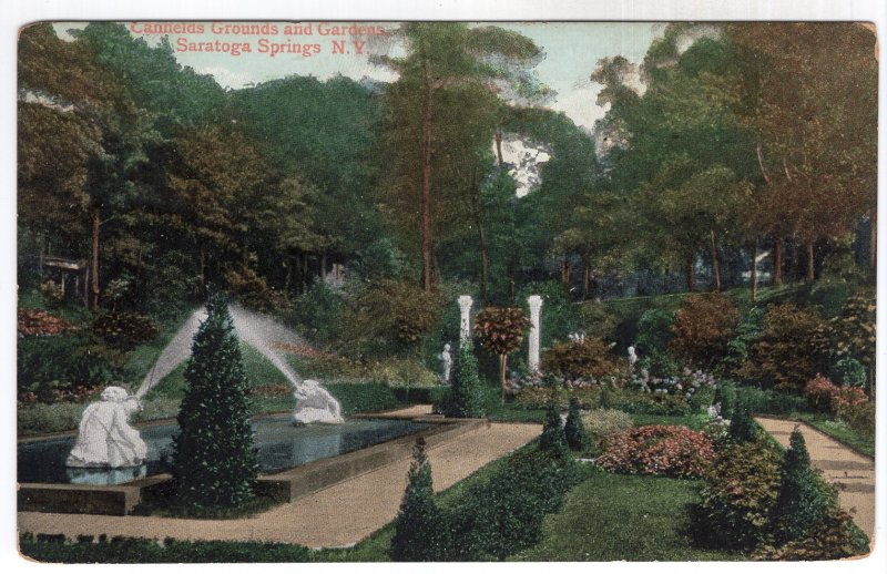 Saratoga Springs, N.Y., Canneids Grounds and Gardens