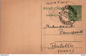 India Postal Stationery 9p Jayantilal Sundarlal Shah to Balotra