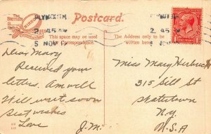 KEYHAM DEVON ENGLAND-ROYAL NAVAL ENGINEERING COLLEGE~1920s PHOTO POSTCARD