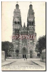 Old Postcard Tours Cathedrale Saint Gatien