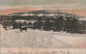 Postcard Monadnock Mountain in Winter Keene NH