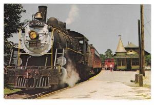 New Hope Ivyland Railroad No 1533 Leaving Station Postard