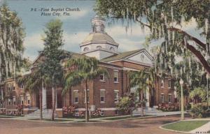 Florida Plant City First Baptist Church Curteich