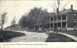 Fort Des Moines - Officer's Headquarters - Iowa IA