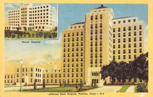 Jefferson Davis Hospital Postcard
