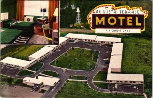 Postcard MOTEL SCENE Augusta Georgia GA AO6727