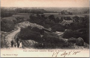 Netherlands Klein Zwitserland Tussen Bergen en Schoorl Vintage Postcard C124