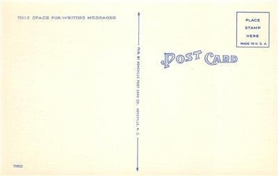 City Park, Rocky Mount, North Carolina ca 1940s Vintage Linen Postcard 