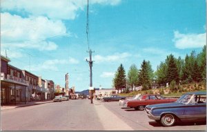 Vtg St-Donat Quebec Canada Rue Commerciale de Centre Touristique 1970s Postcard