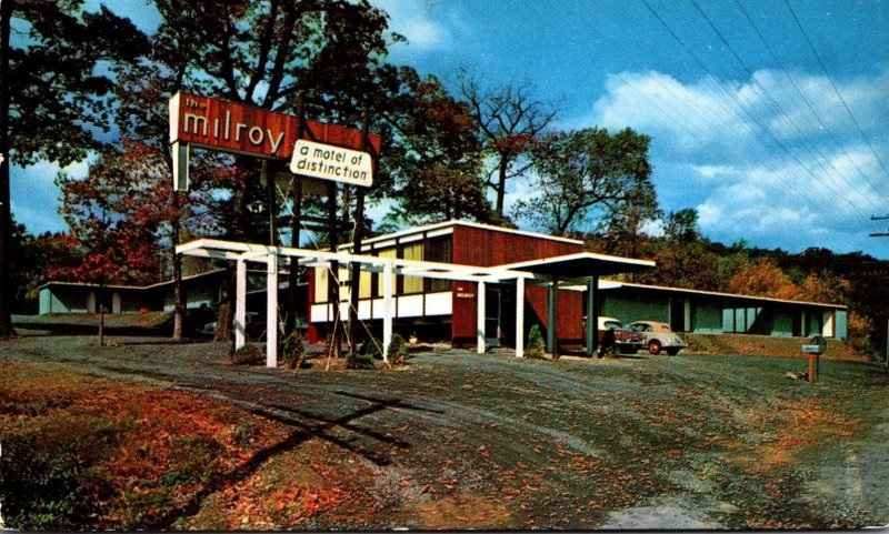 New York Catskills Catskill The Milroy MOtel 1956