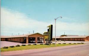 The Western Motel Sayre Oklahoma Postcard PC418