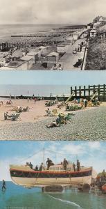 Sheringham Beach Lifeboat 3x Postcard s
