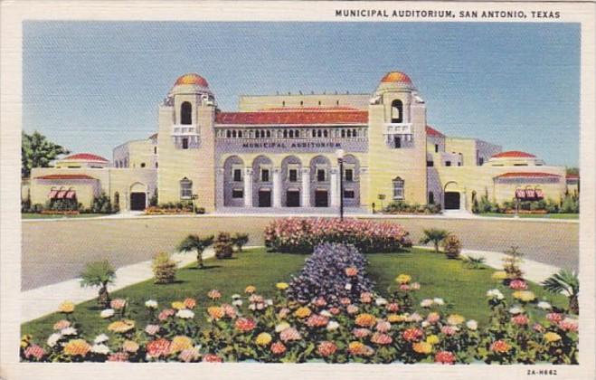 Texas San Antonio Municipal Auditorium Curteich