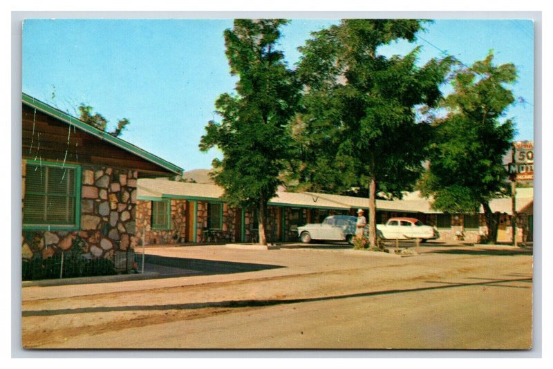 Hi-Way 50 Motel Carson City Nevada NV UNP Chrome Postcard T7