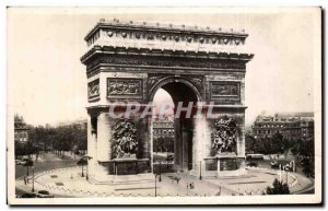 Old Postcard Paris Strolling L & # Triumph 39Arc of & # 39Etoile