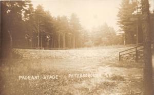 Peterborough New Hampshire~Pageant Stage~Vintage Moulton's RPPC-Postcard