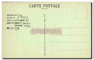 Old Postcard Paris Hotel Des coins Salle Des Laminator