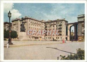 Postcard Modern Leningrad Moskovsky Prospect Monument to Chernushevsy