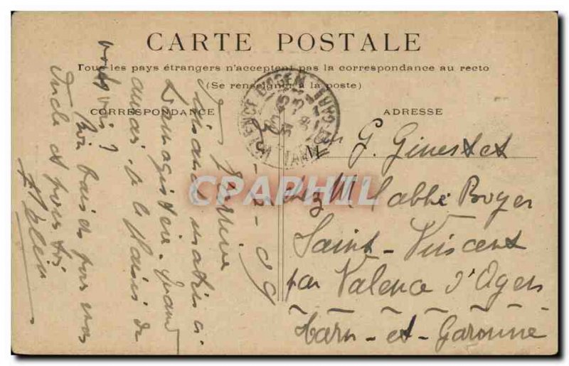 Paris Old Postcard Palais de la Bourse