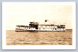 JH4/ Midland City Ship RPPC Postcard c1940s 30000 Islands Georgian Bay  106