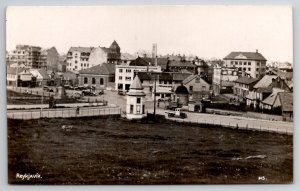 Reykjavik Iceland RPPC View of Market Postcard J27