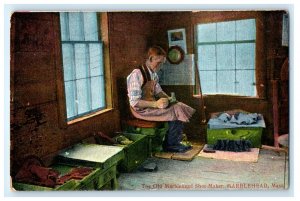 OLD SHOE MAKER MARBLEHEAD MASSACHUSETTS MA POSTCARD (KH4)