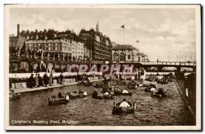 Old Postcard Boating Children's Pool Brighton