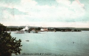 Vintage Postcard 1906 Chautauqua Lake Celoron New York NY H.C. Leighton Co. Pub.