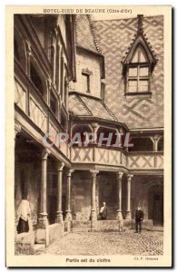 Old Postcard Hotel Dieu De Beaune is part of the cloister