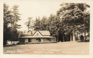 Harmony ME Moose Pond Castle Harmony Real Photo Postcard