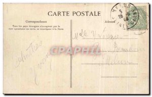 Old Postcard Chartrettes Road and view of Chartrettes