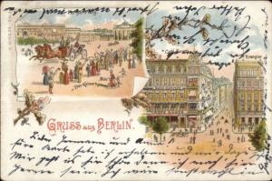 Gruss Aus Berlin Germany 1902 Used Postcard