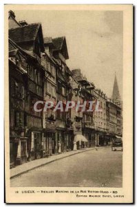 Old Postcard Lisieux Vieilles Maisons De La Rue Victor Hugo