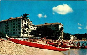 Postcard BEACH SCENE Honolulu - Waikiki Hawaii HI AN4131