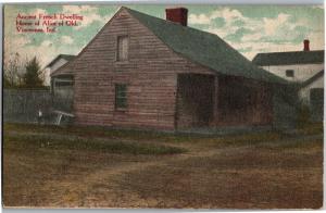 Home of Alice of Old, Ancient French Dwelling Vincennes IN c1910 Postcard O25