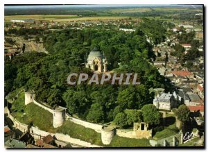 Modern Postcard Dreux Eure et Loire aerial view of the Chapel Royal St. Louis...