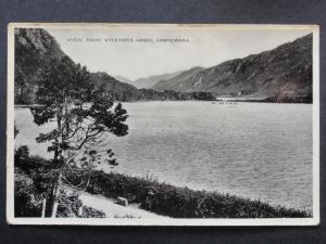 Ireland GALWAY Connemara, View from Kylemore Abbey - Old RP Postcard