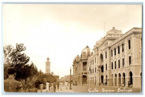 c1950's Simon Bolivar Street Santo Domingo Dominican Republic Vintage Postcard