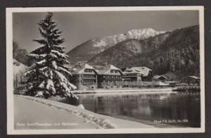 Hotel Schiffmeister mit Kehlstein GERMANY Postcard PC