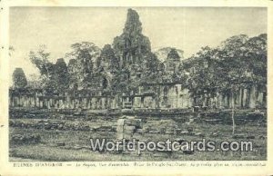 Le Bayon, Vue d'ensemble Ruines D'Angkor Cambodia, Cambodge Writing on back 